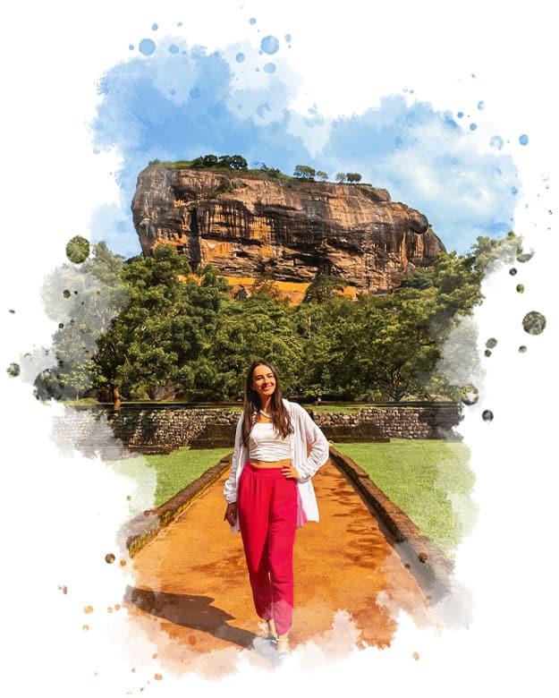Entdeckungstour zur Felsenfestung Sigiriya